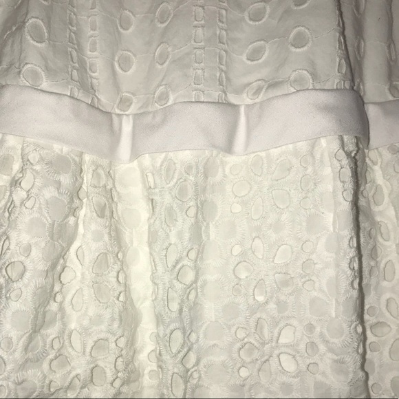 White Flare Nine West Dress - Picture 5 of 7